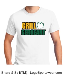 Grill Sergeant T-Shirt Design Zoom